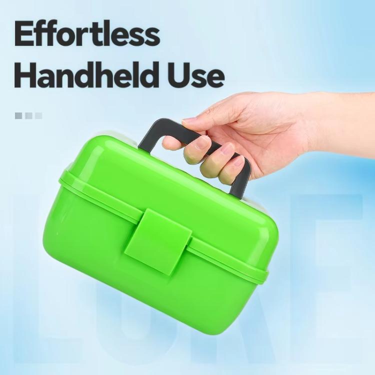 Mini Carry Lure Fishing Tackle Small Tools Case Double-Layer PP Storage Box