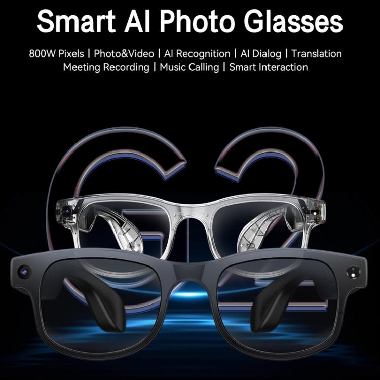 AIMB-G2 Smart Glasses Support 8MP Camera, AI Translation, Human Recognition & Audio Recording
