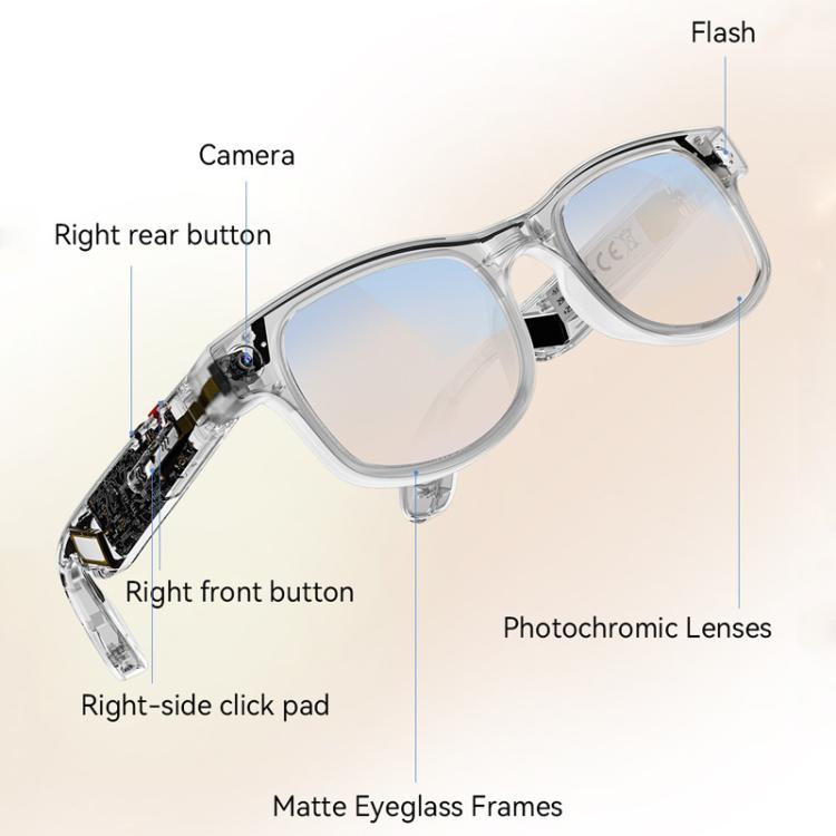 AIMB-G2 Smart Glasses Support 8MP Camera, AI Translation, Human Recognition & Audio Recording
