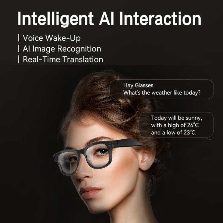 AIMB-G2 Smart Glasses Support 8MP Camera, AI Translation, Human Recognition & Audio Recording