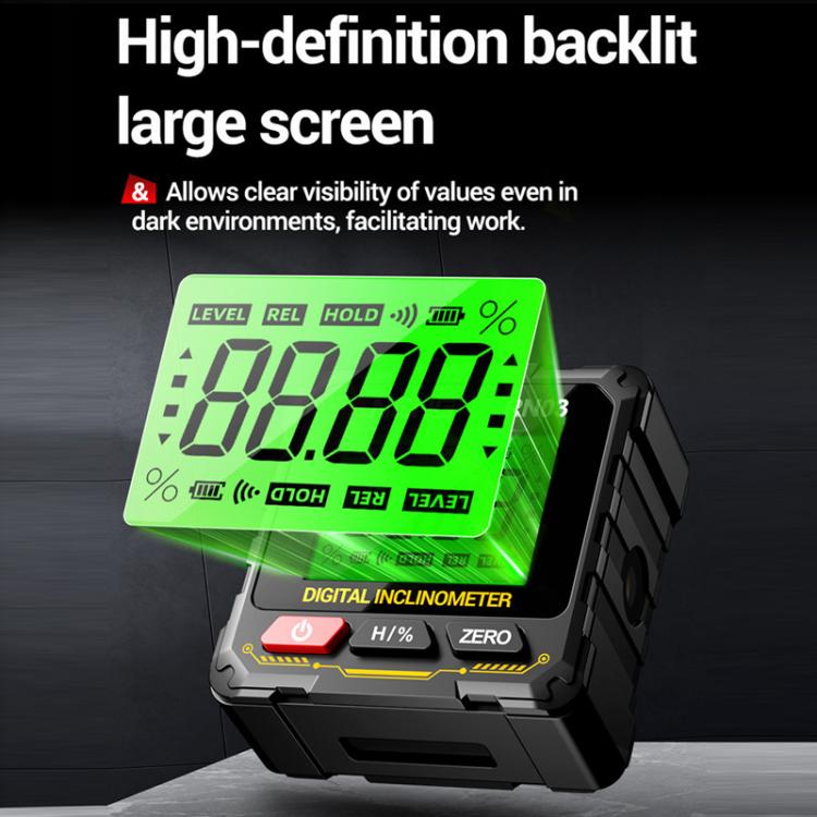 ANENG Digital Display Magnetic Inclinometer Laser Level, RN03