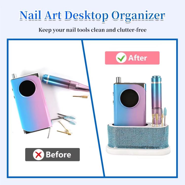Manicure File Small Storage Case Manicure Machine Accessories File Heads Universal Storage Tool B