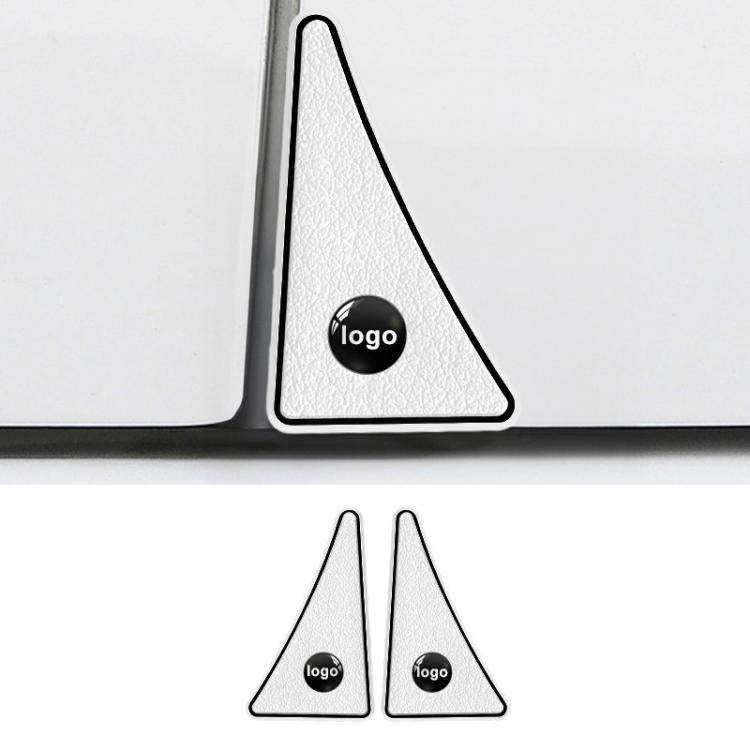 1pair Universal Car Door Corner Bumper Guards Anti-Scratch Decorative Stickers