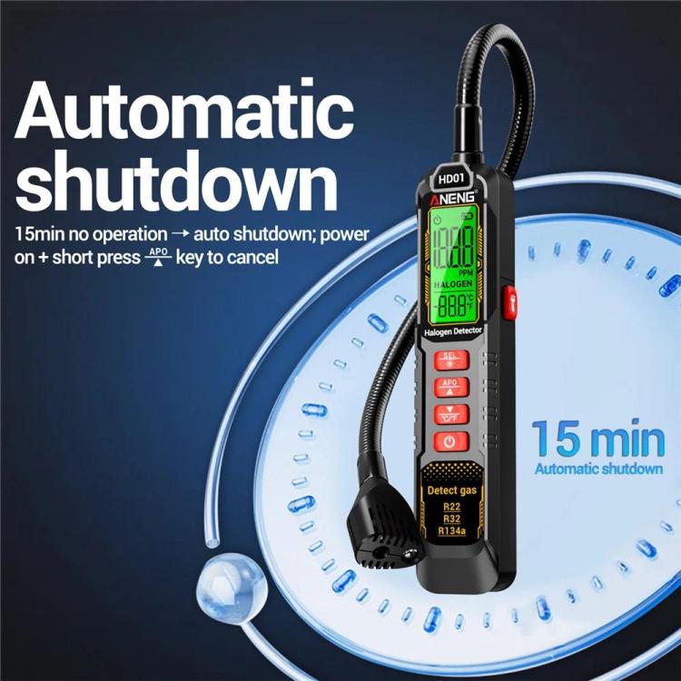 ANENG Air Conditioner Refrigerant Car Halogen Leak Detector, Battery, Rechargeable