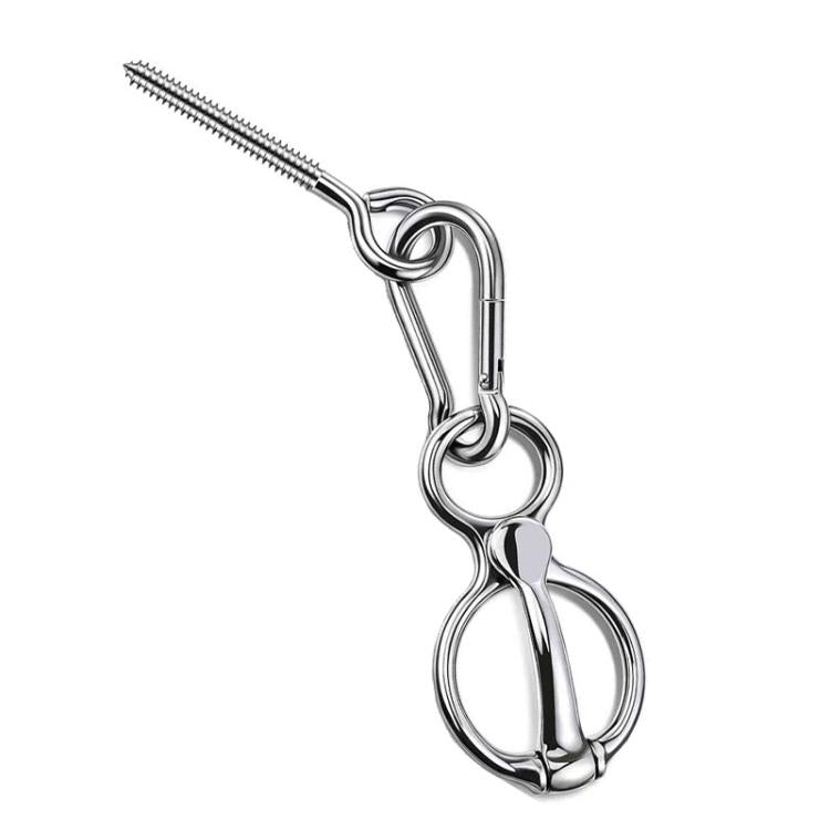 3pcs /Set Safety Rope Buckles Equestrian Barn Stainless Steel Horse Tether Buckles