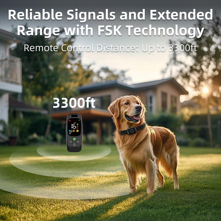 T800S 3-In-1 Remote Dog Trainer Bark Collar With Two-Way Communication Displays Dog Status & Activity Monitor, T800S