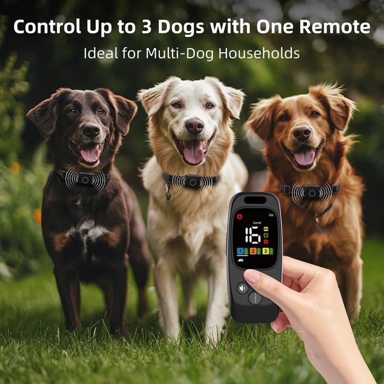 T800S 3-In-1 Remote Dog Trainer Bark Collar With Two-Way Communication Displays Dog Status & Activity Monitor, T800S
