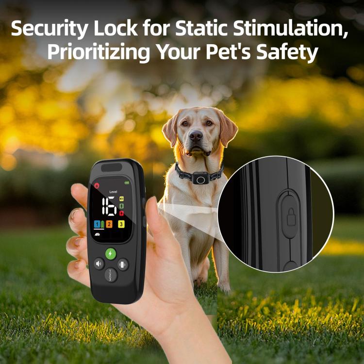 T800S 3-In-1 Remote Dog Trainer Bark Collar With Two-Way Communication Displays Dog Status & Activity Monitor, T800S