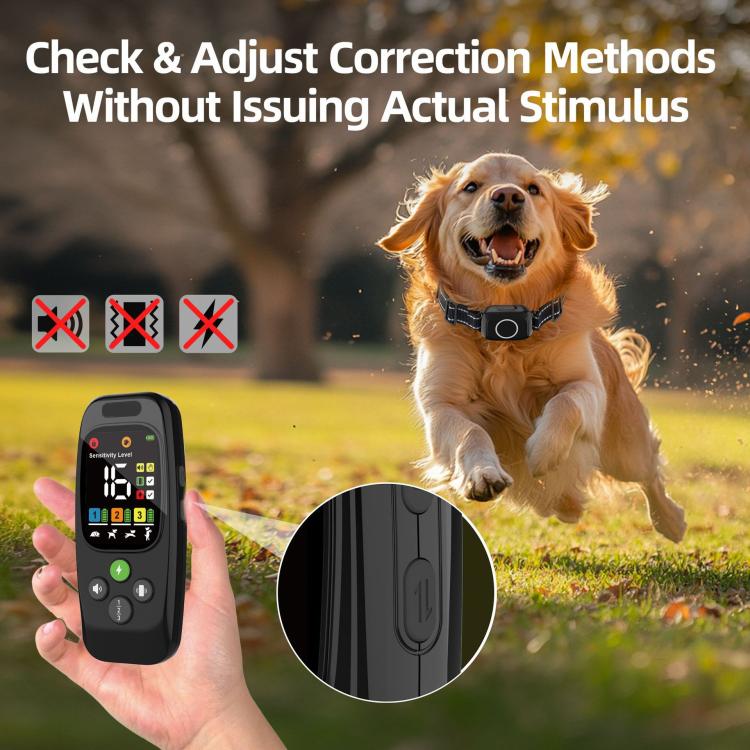 T800S 3-In-1 Remote Dog Trainer Bark Collar With Two-Way Communication Displays Dog Status & Activity Monitor, T800S