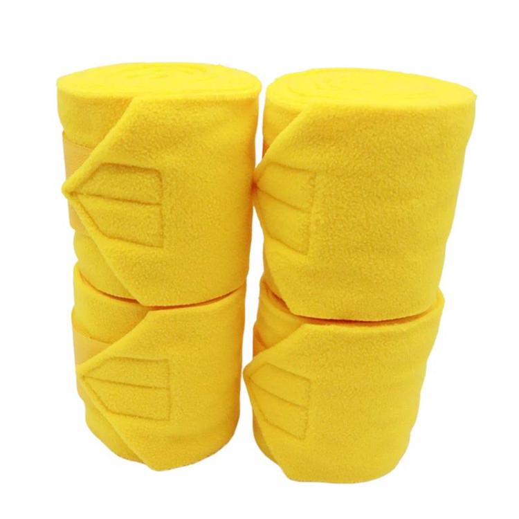 4pcs/ Pack Thick Fleece Horse Leg Wraps Adhesive Horse Leg Wraps