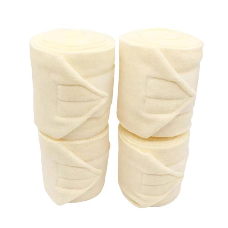 4pcs/ Pack Thick Fleece Horse Leg Wraps Adhesive Horse Leg Wraps