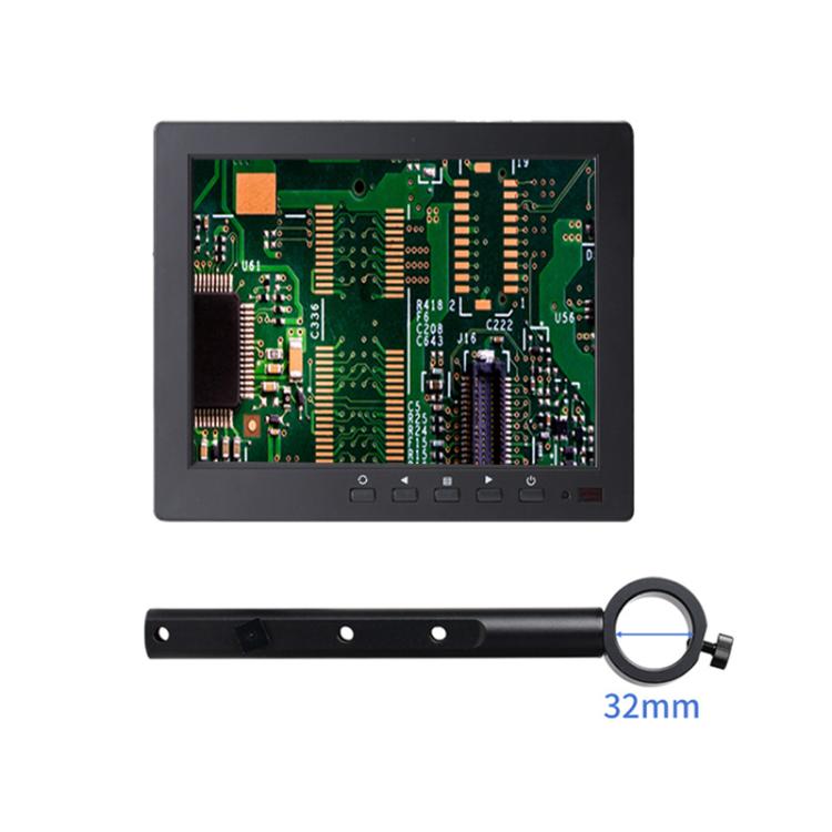 Industrial Grade IPS Microscope Monitor, US Plug, 8 Inch with 25mm Mounting Bar, 8 Inch with 32mm Mounting Bar, 10 Inch with 25mm Mounting Bar, 10 Inch with 32mm Mounting Bar, 11.6 Inch with 25mm Mounting Bar, 11.6 Inch with 32mm Mounting Bar          ...