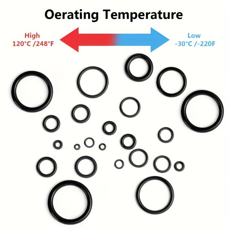 990pcs /Set NBR O-Ring Kit 20 Sizes Metric Nitrile Rubber Sealing Rings for High Pressure Washer, Automotive, Plumbing & Industrial Seals