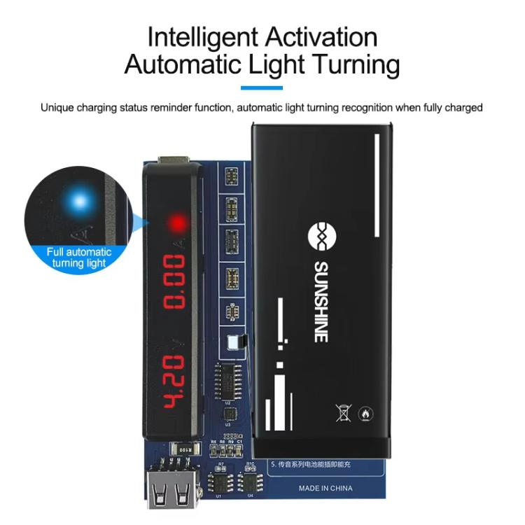 For Transsion Series Battery Charging Digital Display Activation Board Mobile Phone Repair Tool, SS-904B