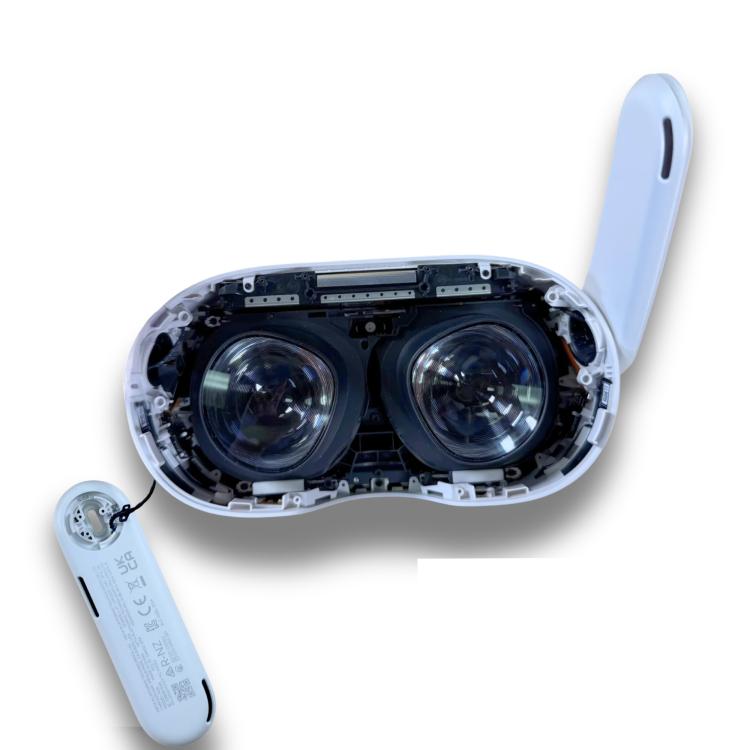For Meta Quest 3S Repair Parts, Tail Plug Headphone Jack Flex Cable, Right Speaker, Left Speaker, Main Board 128GB, LCD Assembly with Fresnel Lens, Internal Face Shell