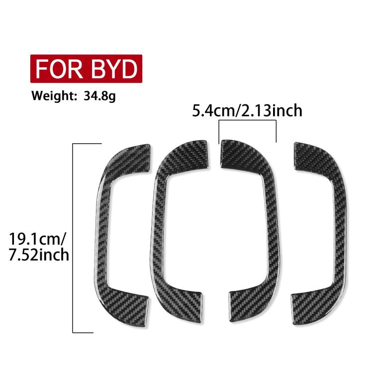For 2022-2025 BYD Seal 4pcs /Set Roof Handle Decoration Stickers