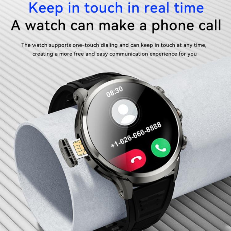 4G Global SIM Card Slot Rotating Camera For Calls / Photos Smartwatch