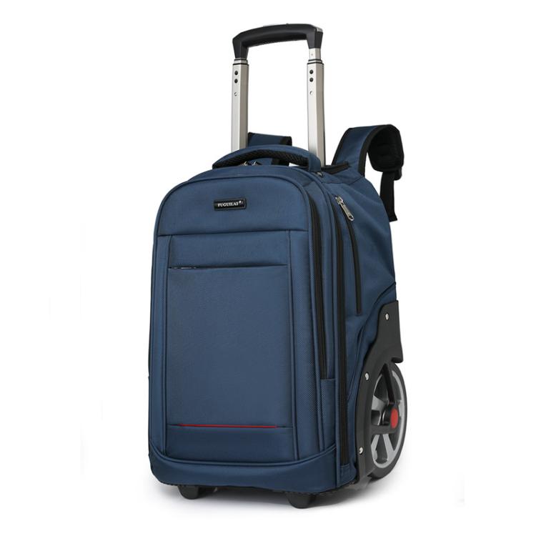20 Inch Carry-On Trolley Backpack Large Capacity Waterproof Oxford Travel Duffle Bag With Wheels & TSA Lock