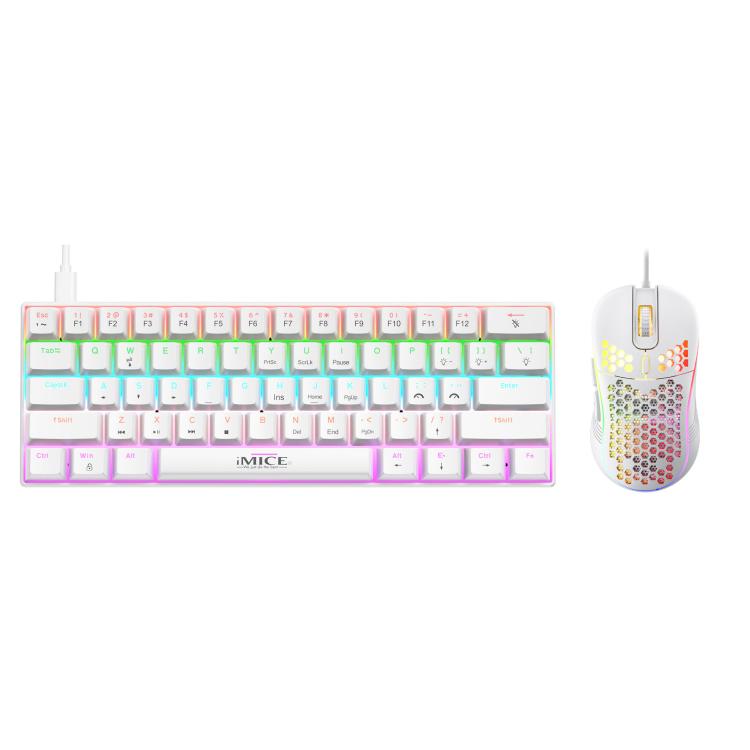 iMICE MK-X30 RGB Lighting Customizable 1.5m Wired Mechanical Gaming Keyboard Mouse Set