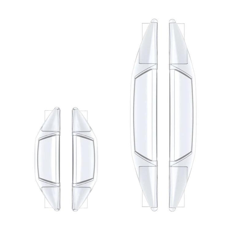 SHUNWEI SD-2158 4pcs / set Universal Car Door Anti-Collision Sticker Door Edge Anti-Scratch & Anti-Bump Rubber Strip