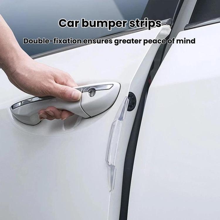 SHUNWEI SD-2158 4pcs / set Universal Car Door Anti-Collision Sticker Door Edge Anti-Scratch & Anti-Bump Rubber Strip