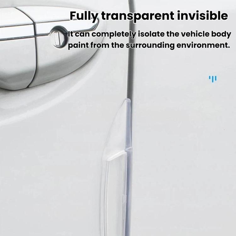SHUNWEI SD-2158 4pcs / set Universal Car Door Anti-Collision Sticker Door Edge Anti-Scratch & Anti-Bump Rubber Strip