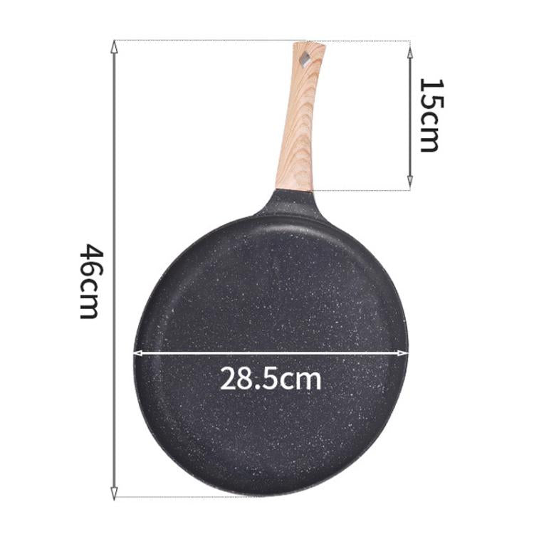 Household Multifunctional Non-Stick Frying Pan Non-Stick Pan For Eggs & Pizza, Small Black, Medium Black, Large Black, Small Beige, Medium Beige, Large Beige
