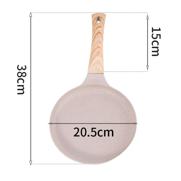 Household Multifunctional Non-Stick Frying Pan Non-Stick Pan For Eggs & Pizza, Small Black, Medium Black, Large Black, Small Beige, Medium Beige, Large Beige