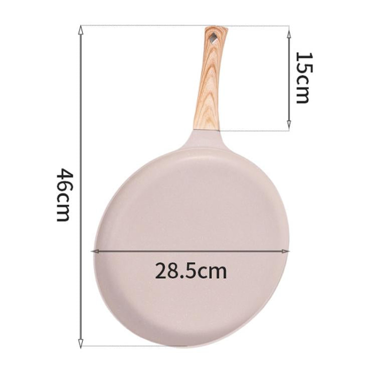 Household Multifunctional Non-Stick Frying Pan Non-Stick Pan For Eggs & Pizza, Small Black, Medium Black, Large Black, Small Beige, Medium Beige, Large Beige
