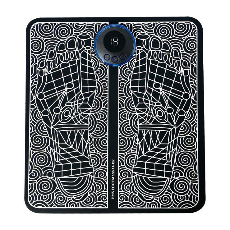 Smart Foot Massage Mat Pulsed Foot Massager, LCD Charging, LCD Charging With Remote Control