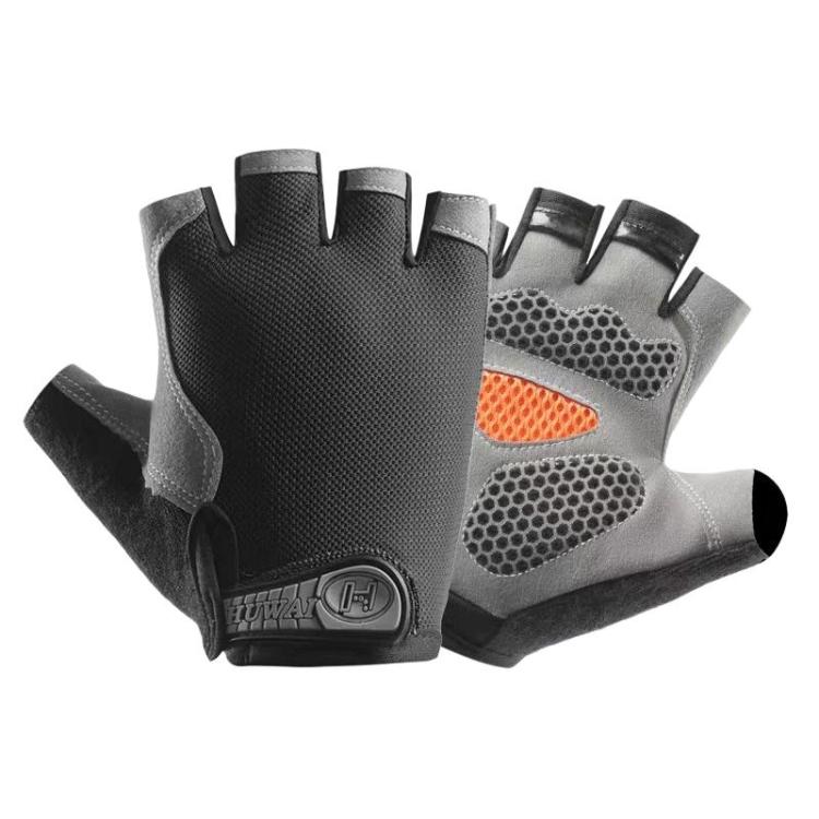 Breathable Half-Finger Gloves For Outdoor Fitness & Sports Non-Slip Wear-Resistant Mountaineering Fingerless Gloves, S, M, L