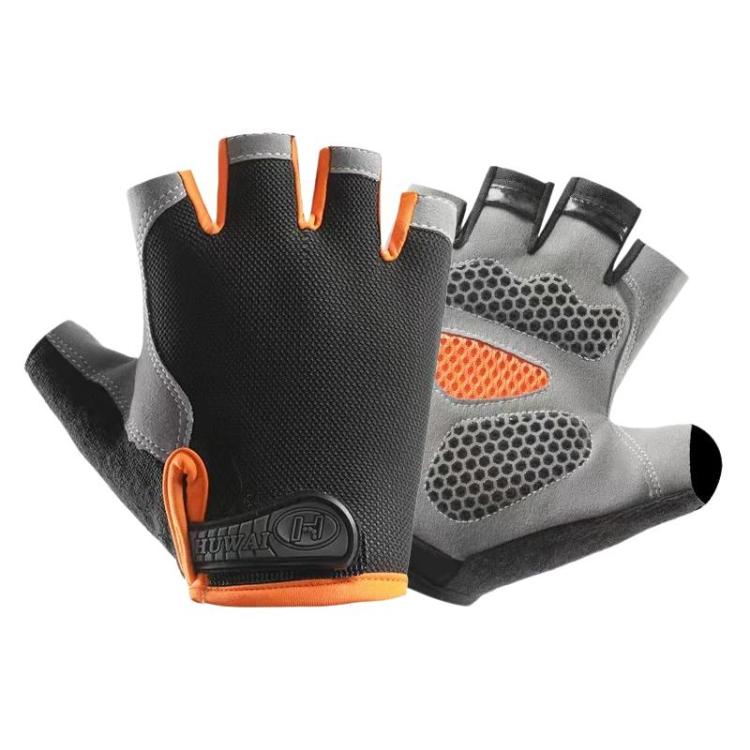Breathable Half-Finger Gloves For Outdoor Fitness & Sports Non-Slip Wear-Resistant Mountaineering Fingerless Gloves, S, M, L