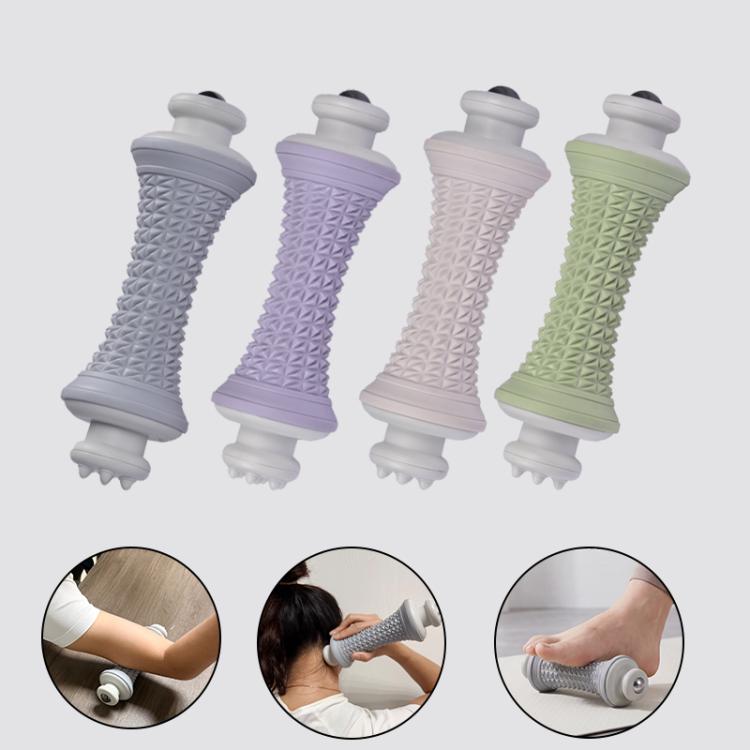 Multifunctional Massage Roller Arch Trainer Yoga Muscle Relaxation Plantar Fascia Roller Foot Massager, Pink Magnetic Bead, Green Magnetic Bead, Gray Magnetic Bead, Purple Magnetic Bead, Pink Stainless Steel Bead, Green Stainless Steel Bead            ...