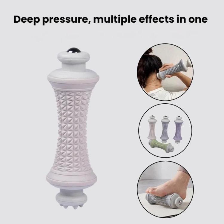 Multifunctional Massage Roller Arch Trainer Yoga Muscle Relaxation Plantar Fascia Roller Foot Massager, Pink Magnetic Bead, Green Magnetic Bead, Gray Magnetic Bead, Purple Magnetic Bead, Pink Stainless Steel Bead, Green Stainless Steel Bead            ...