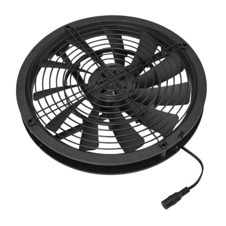 Single Crystal Solar Panel Fan For Greenhouses, Kitchens, Chicken Coops