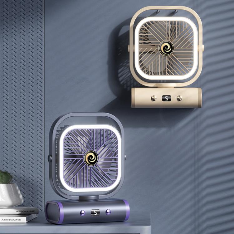 Desktop Mini Office Silent USB Wall-Mounted Fan, Gray Plug-in, Gray Rechargeable 1200mAh, Gray Rechargeable Oscillating 2400mAh, White Plug-in, White Rechargeable 1200mAh, White Rechargeable Oscillating 2400mAh