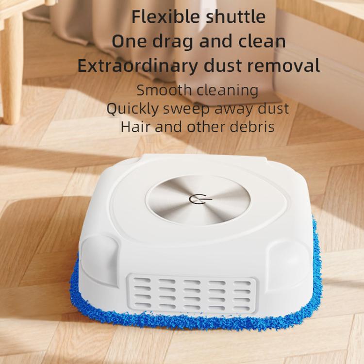 P7 Small Household Intelligent Sweeping Robot Wireless Automatic Floor Mopping Machine, Black With 1 Towel, White With 1 Towel, Black With 2 Towels, White With 2 Towels