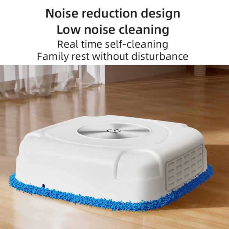 P7 Small Household Intelligent Sweeping Robot Wireless Automatic Floor Mopping Machine, Black With 1 Towel, White With 1 Towel, Black With 2 Towels, White With 2 Towels