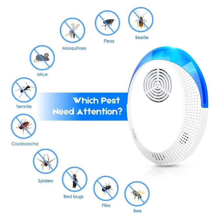 Intelligent Ultrasonic Mosquito & Mouse Repeller, Household Cockroach Repellent For Living Room Bedroom Kitchen, US Plug, UK Plug, EU Plug