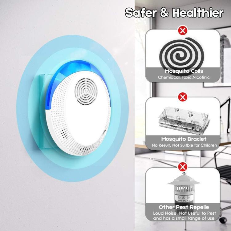 Intelligent Ultrasonic Mosquito & Mouse Repeller, Household Cockroach Repellent For Living Room Bedroom Kitchen, US Plug, UK Plug, EU Plug