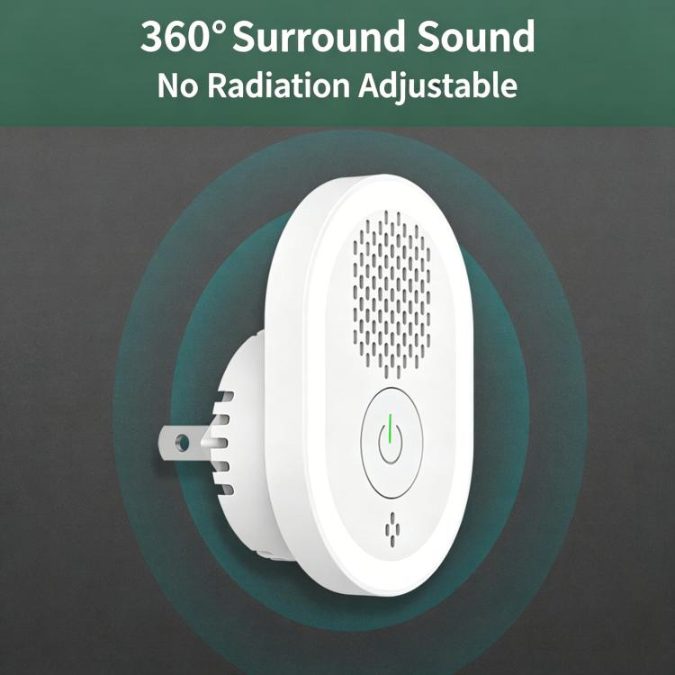 Intelligent Ultrasonic Mosquito Repellent Lamp, Household Silent Repeller For Mice, Insects & Cockroaches, US Plug