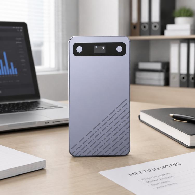 B86 Intelligent Noise-Reduction & Transcription Card-Shaped Voice Recorder, Bluetooth Magnetic AI Translator, 32GB, 64GB, No Memory Card