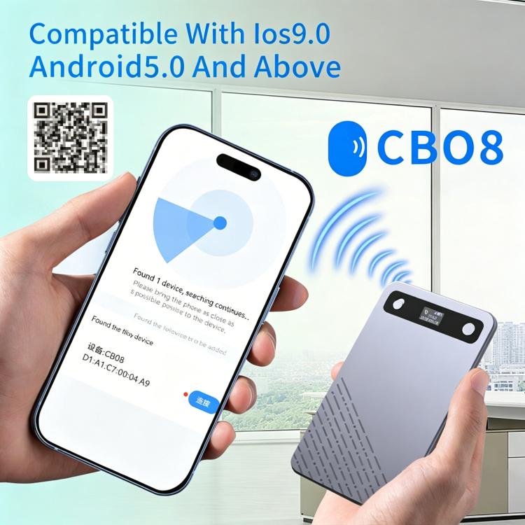 B86 Intelligent Noise-Reduction & Transcription Card-Shaped Voice Recorder, Bluetooth Magnetic AI Translator, 32GB, 64GB, No Memory Card