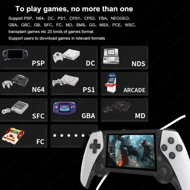 SJGAM M25 HD Screen Handheld Game Console, 64GB, 128GB, 256GB, 64GB+2pcs Game Controller, 128GB+2pcs Game Controller, 256GB+2pcs Game Controller