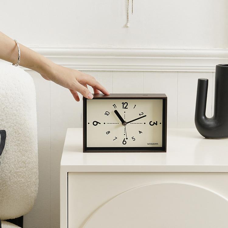 wozoom Living Room Table Clock Ornament Vintage Home Desk Clock