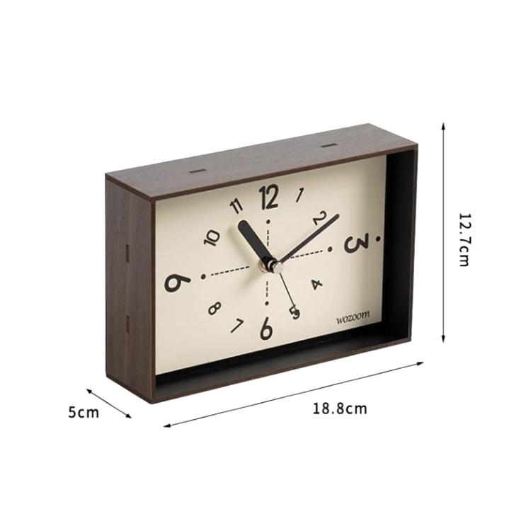 wozoom Living Room Table Clock Ornament Vintage Home Desk Clock