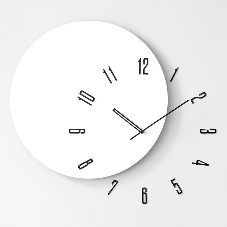 wozoom Living Room Modern Minimalist Wood Silent Decorative Clock