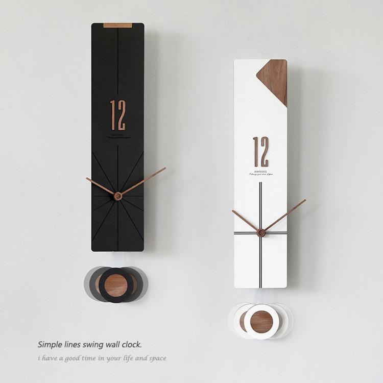 wozoom Living Room Modern Wall Clock Minimalist Silent Decorative Clock, Cross Line Small White, Cross Line Small Black, Radial Line Small White, Radial Line Small Black, Cross Line Large White, Cross Line Large Black, Radial Line Large White          ...