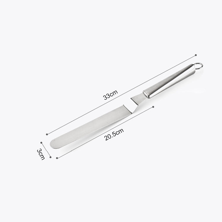 Stainless Steel Cream Spatula Stainless Steel Bell Knife Cake Spatula Baking Scraper Baking Tools