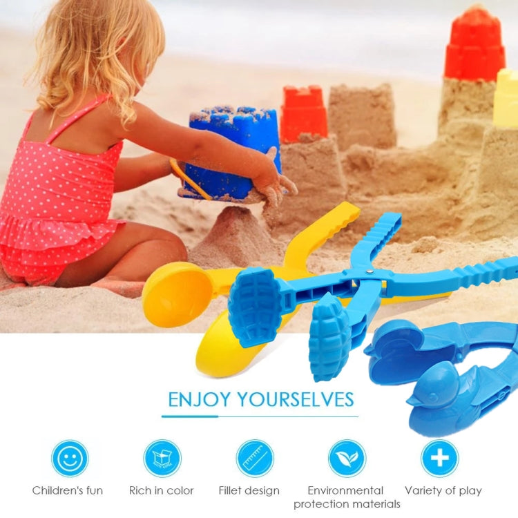 Sand Mold Tool Snow Ball Maker Funny Outdoor Sport Beach Toy, Random Color, Sand Mold(Dual Ball), Sand Mold(Football)